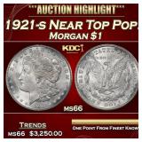 1921-s Morgan Dollar Near Top Pop! $1 ms66 SEGS