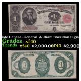 1891 $10 Treasury Note General General William She