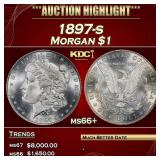 1897-s Morgan Dollar $1 ms66+ SEGS