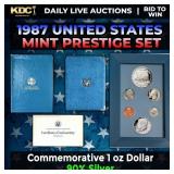 1987 United States Mint Prestige Proof Set 6 Coins