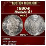 1880-s Morgan Dollar $1 ms67+ SEGS