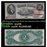 1880 $2 Large Size Legal Tender Note Grades Choice