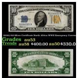 1934A $10 Silver Certificate North Africa WWII Eme