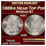 1889-s Morgan Dollar Near Top Pop $1 ms66 SEGS