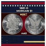 1881-o Morgan Dollar $1 Grades ms63