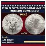 1996-d Olympics Paralympics Modern Commem Dollar $
