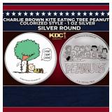 Charlie Brown Kite Eating Tree Peanuts Colorized S