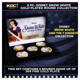 5 Coin Disney Show White and the 7 Dwarves Gold Pl