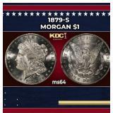 1879-s Morgan Dollar $1 Grades ms64
