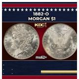 1882-o Morgan Dollar $1 Grades ms62+