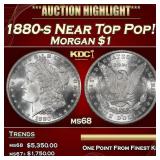 1880-s Morgan Dollar Near Top Pop! $1 ms68 SEGS