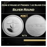 Dune 2 House of Fremen 1 oz Silver Coin Round