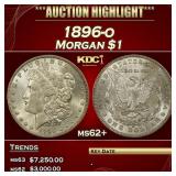 1896-o Morgan Dollar $1 ms62+ USCG