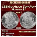 1884-o Morgan Dollar Near Top Pop $1 ms67+ SEGS