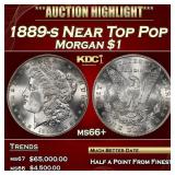 1889-s Morgan Dollar Near Top Pop $1 ms66+ SEGS
