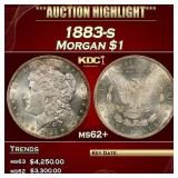 1883-s Morgan Dollar $1 ms62+ USCG