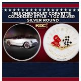 Coca Cola Batter Colorized Style - 1 oz Silver Rou