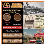 Lincoln Wheat Cent 1c Mixed Roll Orig Brandt McDon