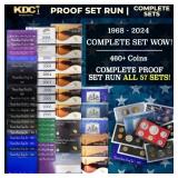 1968-2019 50+ Years Mint Set Run - 823 Coins, 50 C