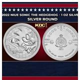 PAC-MAN Game Token Style - 1 oz Silver Round Round