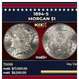 1894-s Morgan Dollar $1 ms65+ SEGS