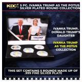 5 Coin Ivanka Trump as the POTUS Silver Plated Rou