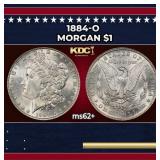 1884-o Morgan Dollar $1 Grades ms62+