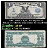 1899 $1 large size Silver Certificate "Black Eagle