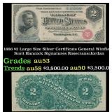 1886 $2 Large Size Silver Certificate General Winf