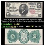 1891 $2 Large Size Silver Certificate "Windom Note