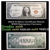 1935A $1 Silver Certificate Hawaii WWII Emergency