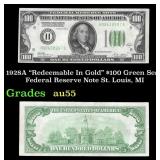 1928A $100 Green Seal Federal Reserve Note "Redeem