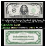 1934A $1000 Green Seal Federal Reserve Note Presid