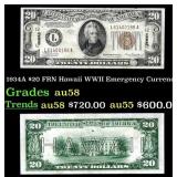1934A $20 FRN Hawaii WWII Emergency Currency Grade