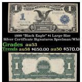 1899 $1 large size Silver Certificate "Black Eagle