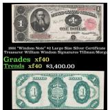 1891 $2 Large Size Silver Certificate "Windom Note