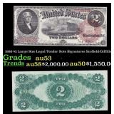 1880 $2 Large Size Legal Tender Note Grades Select