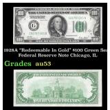 1928A $100 Green Seal Federal Reserve Note "Redeem