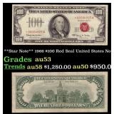**Star Note** 1966 $100 Red Seal United States Not