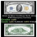 1934A $10 Silver Certificate North Africa WWII Eme