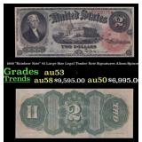 1869 $2 Large Size Legal Tender Note "Rainbow Note