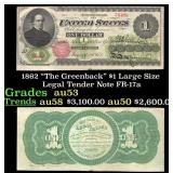 1862 $1 Large Size Legal Tender Note "The Greenbac