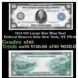 1914 $10 Large Size Blue Seal Federal Reserve Note