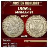 1896-o Morgan Dollar $1 ms62 USCG