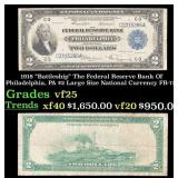 1918 $2 Large Size National Currency "Battleship"
