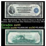 1918 $2 Large Size National Currency "Battleship"