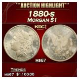 1880-s Morgan Dollar $1 ms67 SEGS