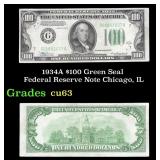 1934A $100 Green Seal Federal Reserve Note Chicago