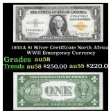 1935A $1 Silver Certificate North Africa WWII Emer
