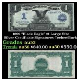 1899 $1 large size Silver Certificate "Black Eagle